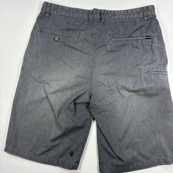 VOLCOM Mens 34" Waist gray FRIGGIN Chino Shorts 24" - Picture 7 of 10